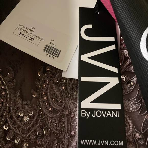 Jovani 2167mauve evening dress